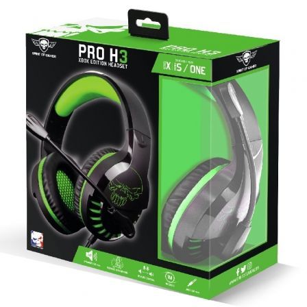 Spirit of gamer PRO-H3 Xbox Edition Verdes Spirit of gamer PRO-H3 Xbox Edition Verdes
